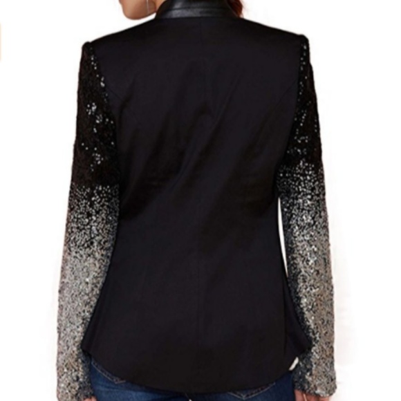 HP  TRULY Ombre Glitter Sleeve Blazer - Picture 2 of 3